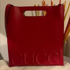 Gucci XL Linea Cutout Handbag
